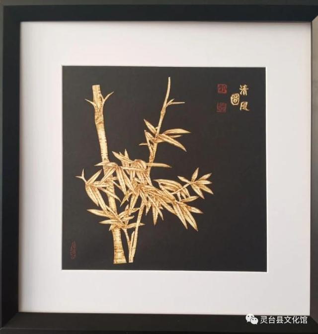 快來圍觀丨靈臺縣文化館干部劉強麥稈畫又出新作品啦！