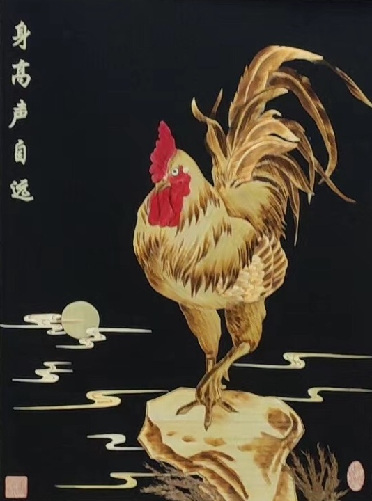 蘆俊俠的麥秸畫 匠心編織的自然之美